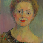 Portrait of a melancholy lady