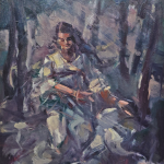 Nymph in Arcadian Landscape