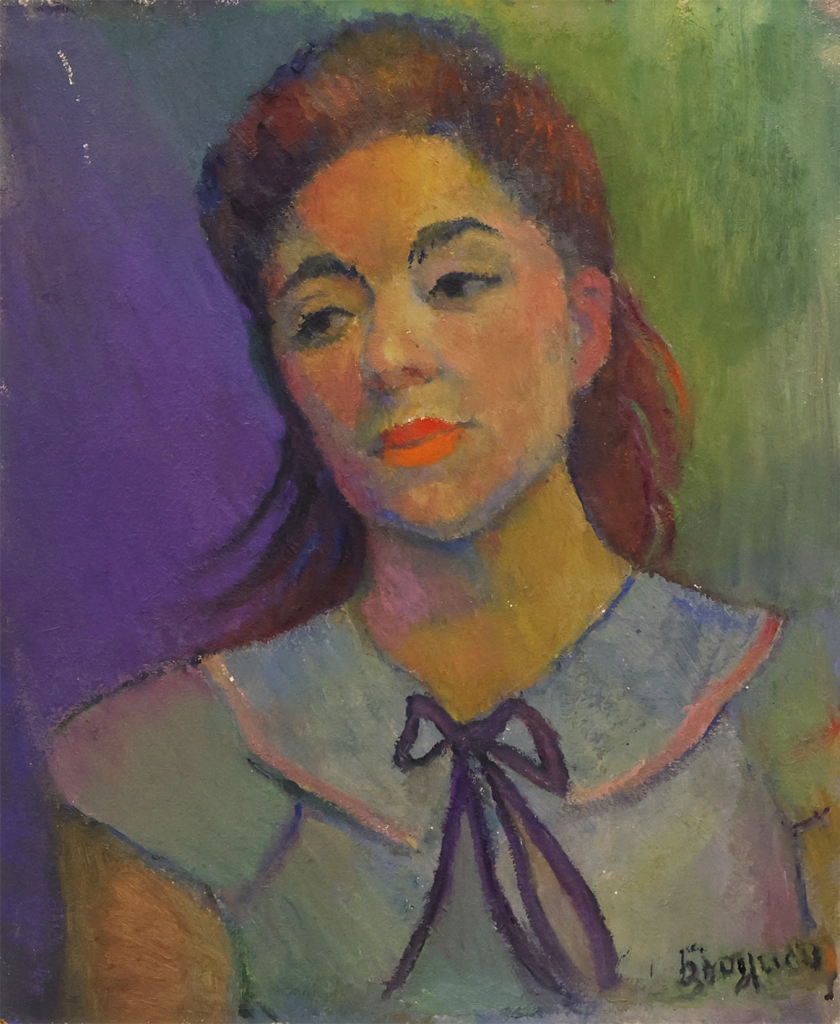 Portrait of a Girl – Oil painting by Georgia Vasiliou
