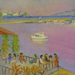 Scene on the beach